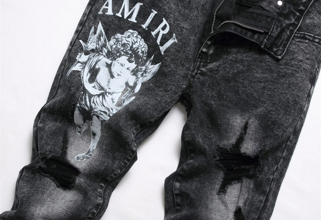 Amiri Jeans w/ Angel Print