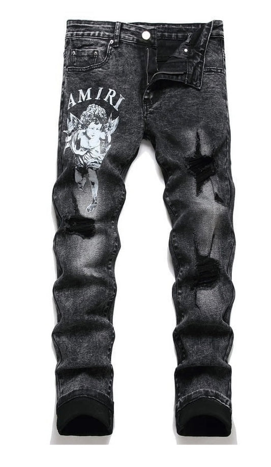 Amiri Jeans w/ Angel Print