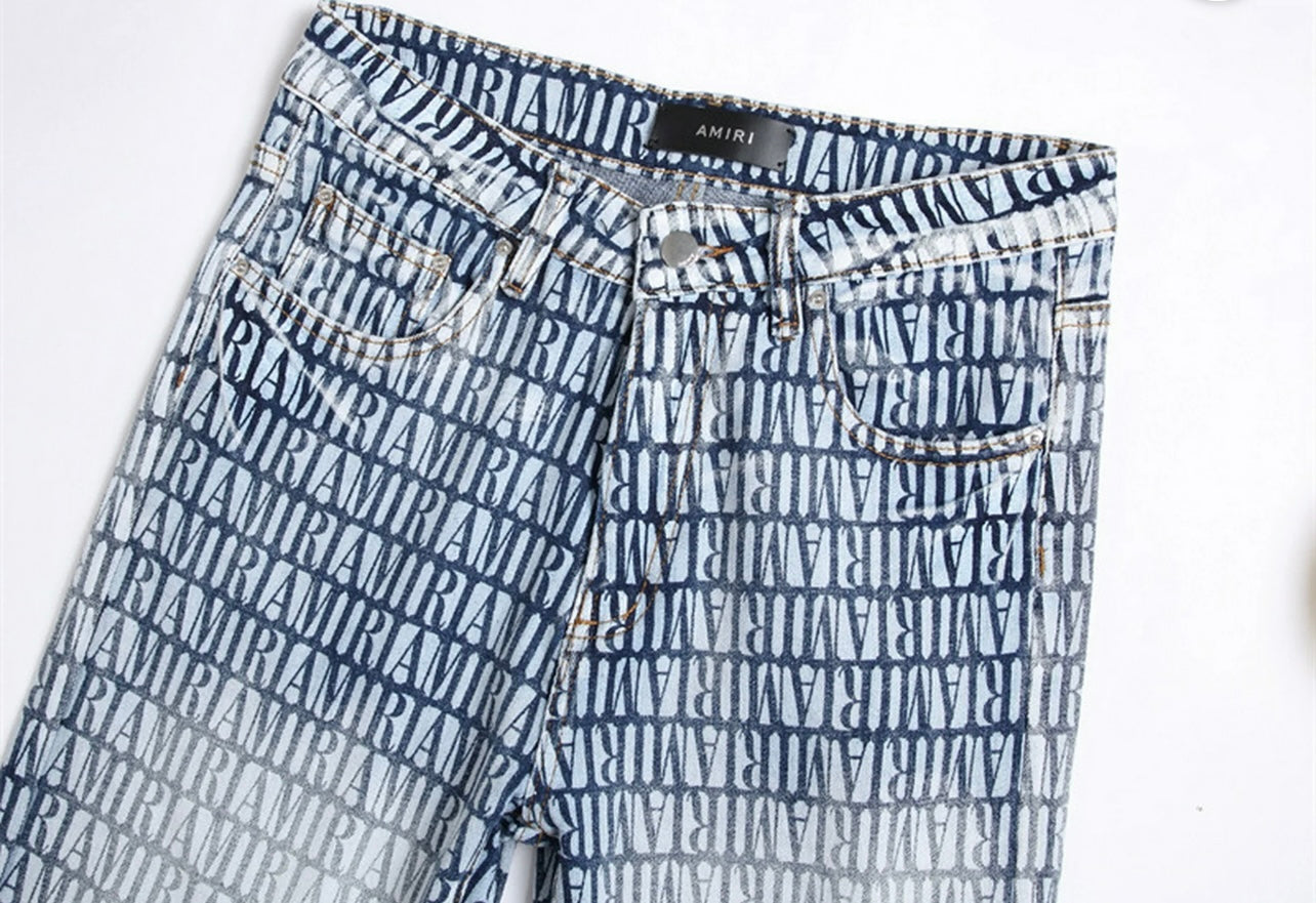 Amiri Jeans Print All Over