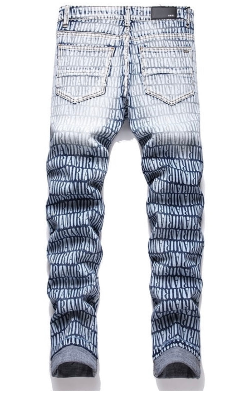 Amiri Jeans Print All Over